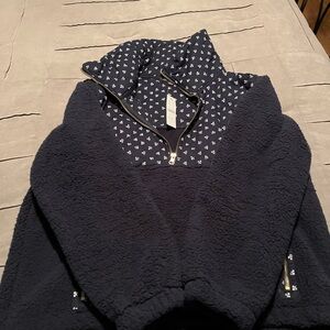 Beautiful fleece and quilt jacket from JCrew